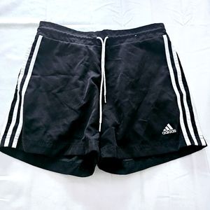 Adidas Black & White Track Shorts